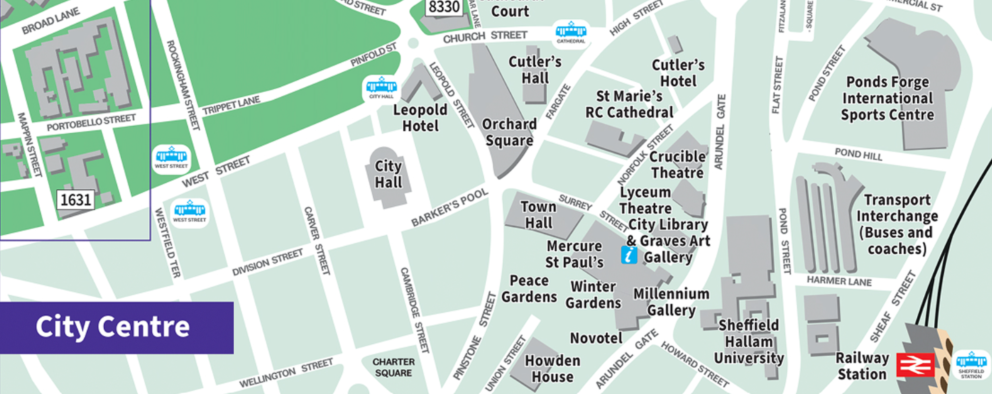 city center map